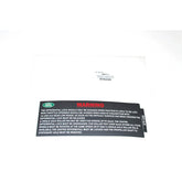 INSTRUCTION PLATE - OEM - BTR2308